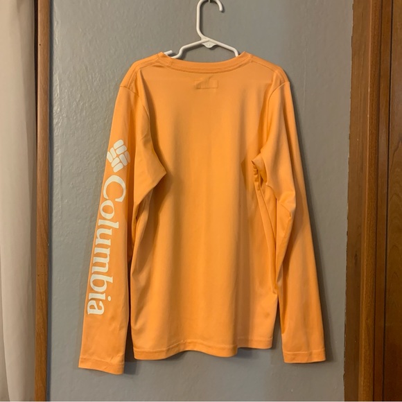 Columbia PFG Orange Sportswear Kids Top - Picture 4 of 5